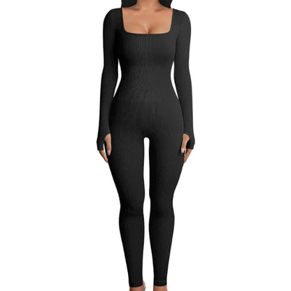 Long Sleeve Shapewear Jumpsuit